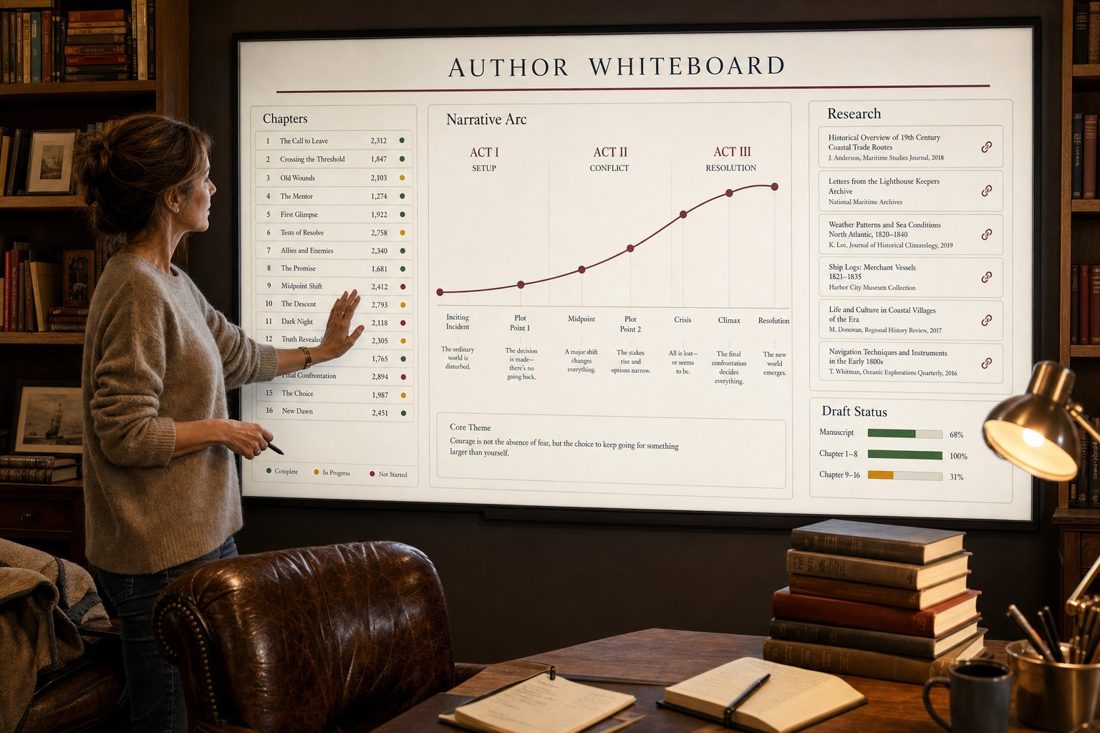 Author Whiteboard concept render