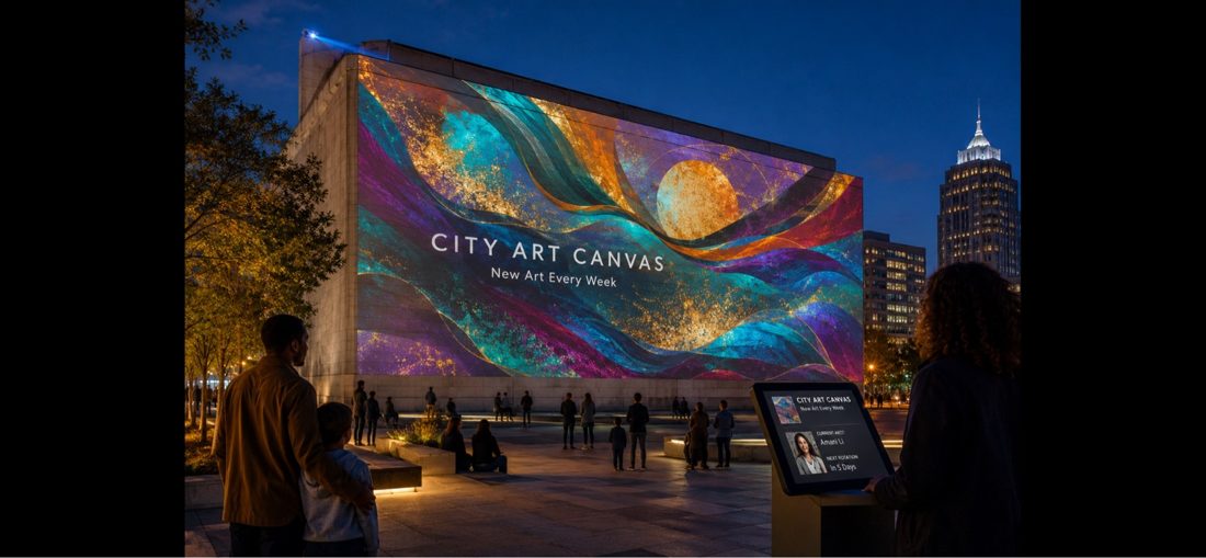 City Art Canvas concept render