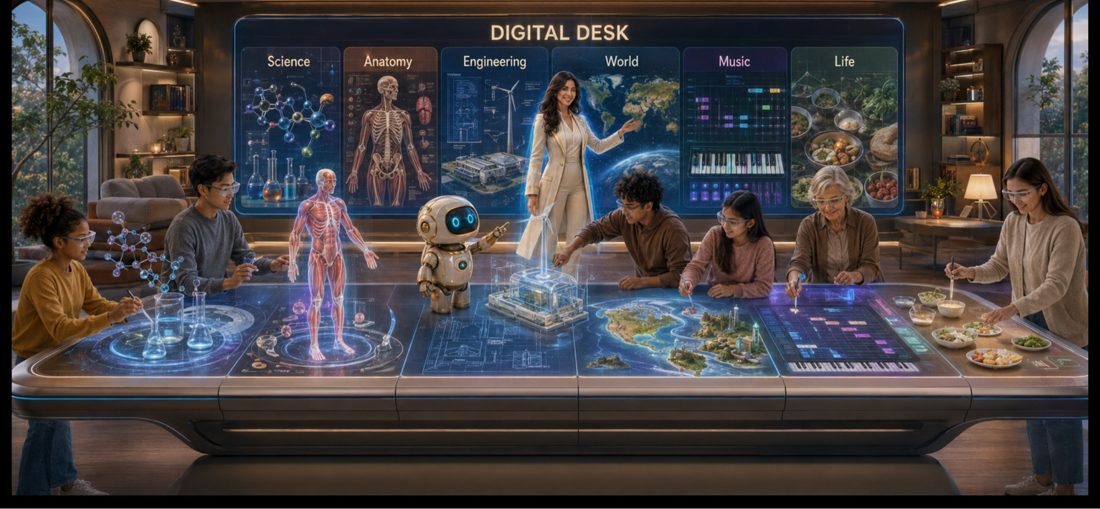 Digital Desk concept render