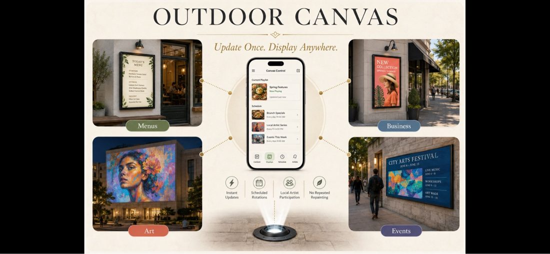 Outdoor Canvas concept render