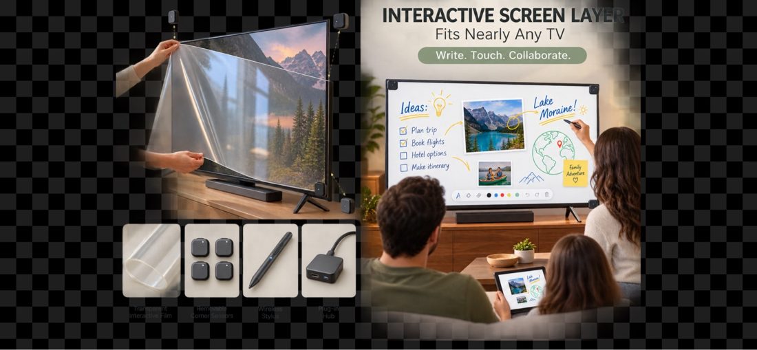 Interactive Screen Layer concept render